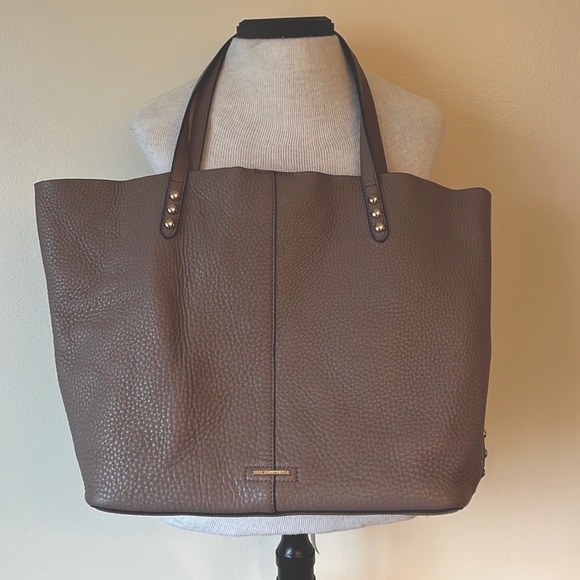 Rebecca Minkoff Studded Leather Tote Bag w/Dusty Lilac - Picture 3 of 17